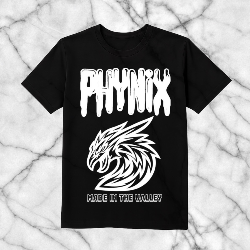 Phynix- T Shirt(Unisex)Everday/Gym Wear “made in the valley”